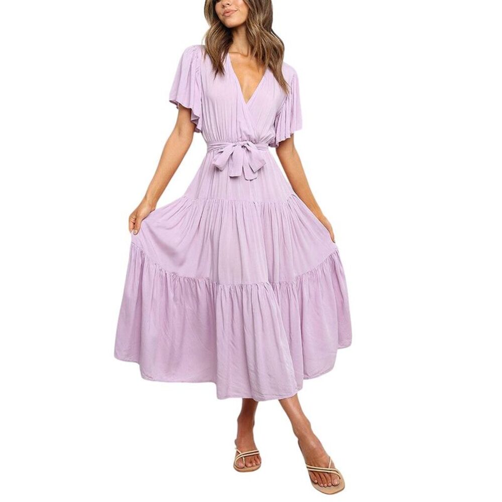 Vincent Womens  Midi Dress